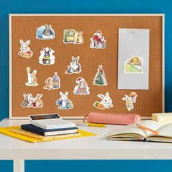 50pcs Retro Cute Cartoon Animal Bunny Rabbit Stickers For Luggage Laptop Water Bottle Phone Waterproof Graffiti Vinyl Decals (ONLINE ORDER ONLY)