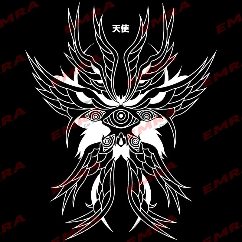 Guardian Angel for Car Stickers Decoration Windshield Banner Anime External Accessories JDM Sports Style Waterproof Vinyl Decals (ONLINE ORDER ONLY)