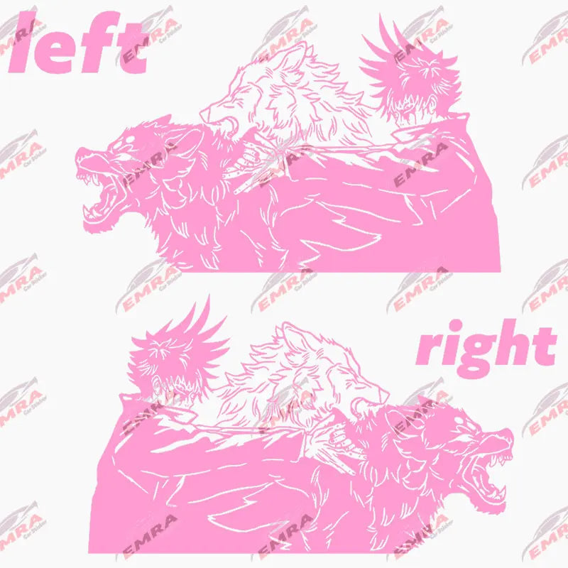 Large Anime Decal Graphic For Cars Sticker Decoration Side Hood Auto Parts Die Cutting Water Proof Vinyl Decals Accessories (ONLINE ORDER ONLY)