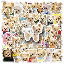 Yorkshire Terrier Dog Stickers Pack - Cute Kawaii Animal Decals for Kids, Laptop, Luggage (ONLINE ORDER ONLY)