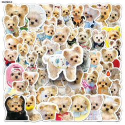 Yorkshire Terrier Dog Stickers Pack - Cute Kawaii Animal Decals for Kids, Laptop, Luggage (ONLINE ORDER ONLY)