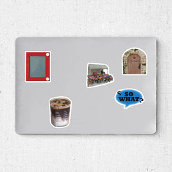 63pcs INS Harajuku Style Graffiti Stickers Decorated For Guitar Notes Luggage DIY Waterproof Laptop Water Cup Bicycle Sticker (ONLINE ORDER ONLY)
