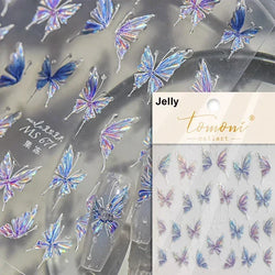 Dreamy Chic Butterfly Flower Bowknot Square Rhinestone Crystal 5D Self Adhesive Nail Art Stickers Fantasy Shiny Manicure Decals (ONLINE ORDER ONLY)