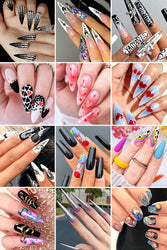 Colorful Rhinestone Laser Star Bronzing Gold Silver Pearl 5D Relief Self Adhesive Nail Art Decoration Sticker 3D Manicure Decals (ONLINE ORDER ONLY)