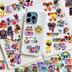 10/30/50PCS Funny Smiling Critters Cartoon Sticker Packs (Online Order Only)