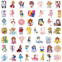 10/30/50PCS Card Captor Sakura Stikers Funny Anime Decals Magic Sticker Luggage Laptop Guitar Bike Cartoon Decoration Kids Toys (ONLINE ORDER ONLY)