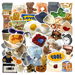 Cute Cartoon Bear Stickers for Laptop, Fridge, Skateboard, Phone, Car - 10/30/50pcs (Online Order Only)