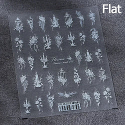 Metal Snake Flower Pattern Stars Eye Pot Moon Butterfly Story Retro Meteor Candle Hourglass Nail Art Sticker Manicure Tool Decal (ONLINE ORDER ONLY)