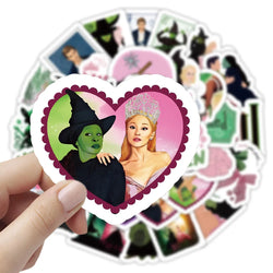 Wicked Graffiti Stickers: Funny Movie Decals, Waterproof Cartoon Decoration for Skateboard, Fridge, Guitar, Bike, Car, Toys (10/30/50PCS) (ONLINE ORDER ONLY)