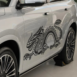 Anime Detachment Car Sticker The Black Dragon Body Big Picture Decoration Movement Style Die Cutting Waterproof PVC Vinyl Decals (ONLINE ORDER ONLY)