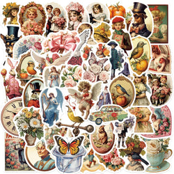 Vintage Art Graffiti Stickers for Guitar, Laptop, Phone, Motorcycle, Car, Suitcase - 10/30/50pcs (ONLINE ORDER ONLY)