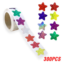 100-500Pcs Holographic Color Gold Star Stickers for Kids Reward Foil Star Stickers Labels for Wall Crafts Classroom Supplies (ONLINE ORDER ONLY)