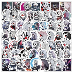 10/30/50/100PCS Helluva Boss Stickers Loona Cartoon Sticker Anime DIY Scrapbook Luggage Laptop Car Bike Skateboard Decals Toy (ONLINE ORDER ONLY)