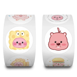 100-500pcs Cute Animal Stickers Children's Rewards Stickers Party Gifts Decorative Labels Scrapbook Stationery Stickers (ONLINE ORDER ONLY)
