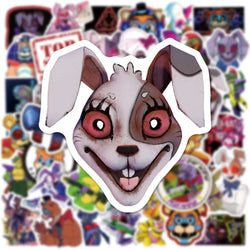 50/100PCS Game Stickers Freddy Bear Fazbear for Car Laptop Luggage Phone Decal Waterproof Sticker Toys Gifts (ONLINE ORDER ONLY)