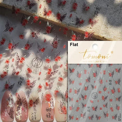 Dreamy Chic Butterfly Flower Bowknot Square Rhinestone Crystal 5D Self Adhesive Nail Art Stickers Fantasy Shiny Manicure Decals (ONLINE ORDER ONLY)