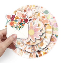 10/30/50/100PCS Art Bohemian Aesthetic Stickers Graffiti Ins Style Cartoon Decals DIY Decoration Fridge Guitar  Phone Laptop Toy (ONLINE ORDER ONLY)