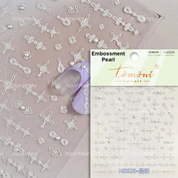Yunjin Brocade Shawl Tassel Pendant Traditional Chinese Costumes and Ornaments Self Adhesive Nail Art Stickers Manicure Decals (ONLINE ORDER ONLY)