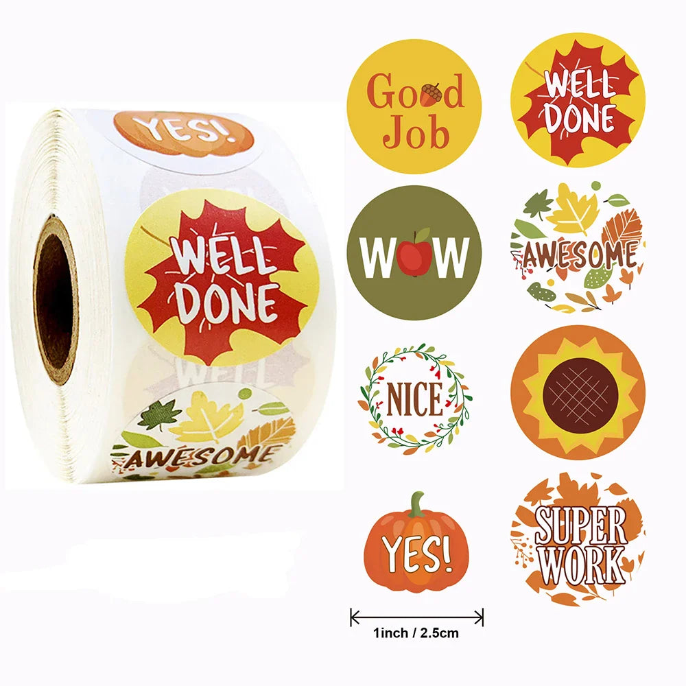 100-500pcs Encouragement Reward Stickers Thumbs Up Rewarded Kids School Kindergarten Children Scrapbook Stationery Sticker (ONLINE ORDER ONLY)