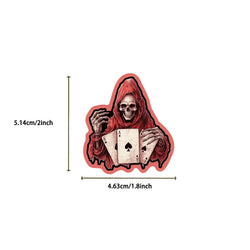 55pcs Cool Cartoon Skull Waterproof Stickers Skateboard Car Phone Laptop Luggage Motorcycle Bike Decoration Sticker Decals (ONLINE ORDER ONLY)