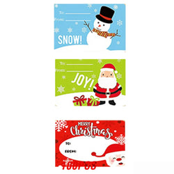 50-250Pcs Christmas Snowman Adhesive Labels Stickers Decoration Paper Scrapbooking Seal Thank You Sticker Stationery Supplies (ONLINE ORDER ONLY)