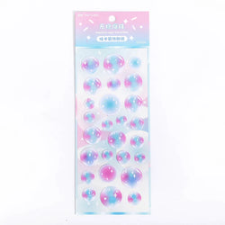 Lovely Sweet House Series Stickers Bubble Love Chain Scrapbooking Decorative Diary Album Stick Label Kawaii Korean Stationery (ONLINE ORDER ONLY)