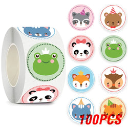 100-500pcs Cartoon Animation Children's Toy Sticker School Classroom Training Motivational Stickers Stationery Labels (ONLINE ORDER ONLY)