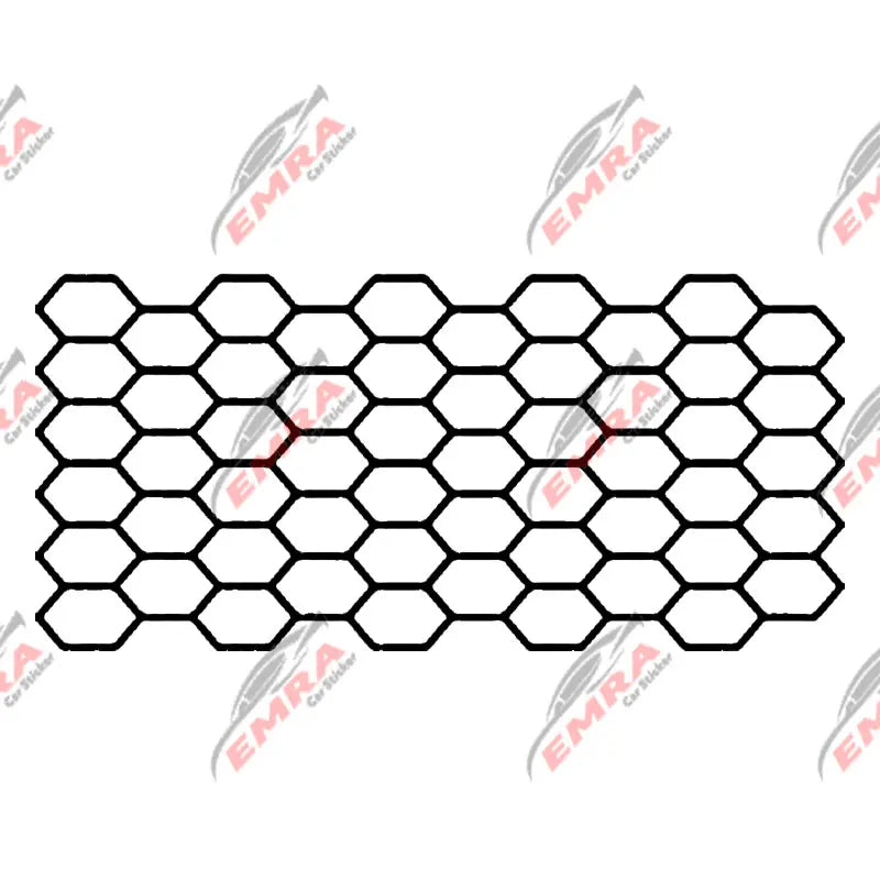 Honeycomb JDM Car Sticker External Accessories Sports Competition Style Decorative Die Cutting PVC Vinyl Decals Fits For Any Car (ONLINE ORDER ONLY)