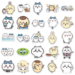 10/30/50/101PCS Chiikawa Stickers Cute Cartoon Sticker DIY Luggage Laptop Phone Guitar Car Bike Skateboard Toy Graffiti Decals (ONLINE ORDER ONLY)
