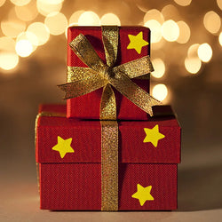 500pcs Exquisite Gold Powder Blank Love Stars Round Stickers Handmade Decoration Holiday Birthday Party Sealing Label Sticker (ONLINE ORDER ONLY)