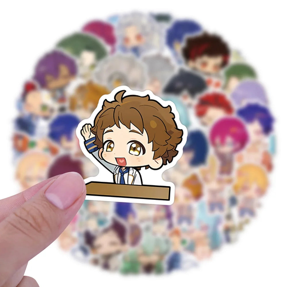 10/30/60PCS Ensemble Stars Stickers Funny Game Graffiti Decals Fridge Luggage Laptop Phone Guitar Car Bike Skateboard Sticker (ONLINE ORDER ONLY)