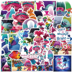 50pcs Retro Magic Genie Stickers For DIY Suitcase Water Bottle Phone Laptop Guitar Car Motorcycle Skateboard Vintage Sticker (Online Order Only)