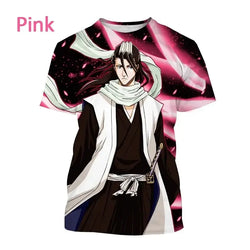 Ichigo Kurosaki T-shirt: 3D Bleach Anime Summer Top (ONLINE ORDER ONLY)