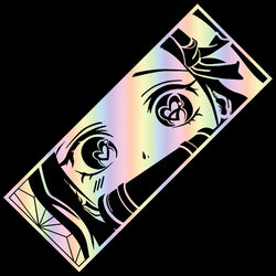 Cartoon Car Sticker Window Decoration Anime Lovely Girl Stickers Laptop Computer Auto Parts Die Cutti Vinyl Decals (ONLINE ORDER ONLY)