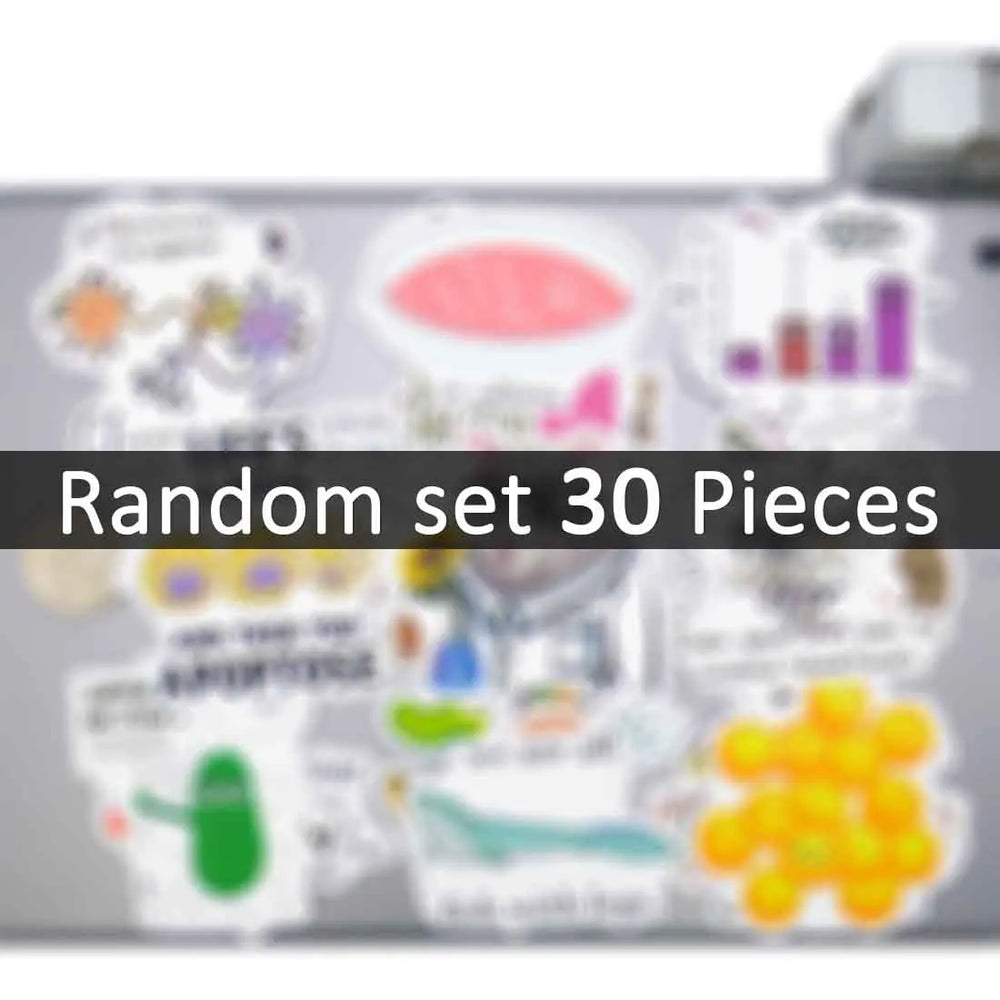 20/30/50Pieces Natural Science Funny Graffiti Biology Style Stickers for Kids Scrapbook Diary Luggage Phone Laptop Sticker Toys (Online Order Only)