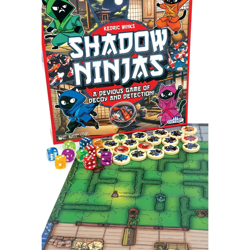 Shadow Ninjas - A Devious Game of Decoy & Deception - Outset (ONLINE ORDER ONLY)