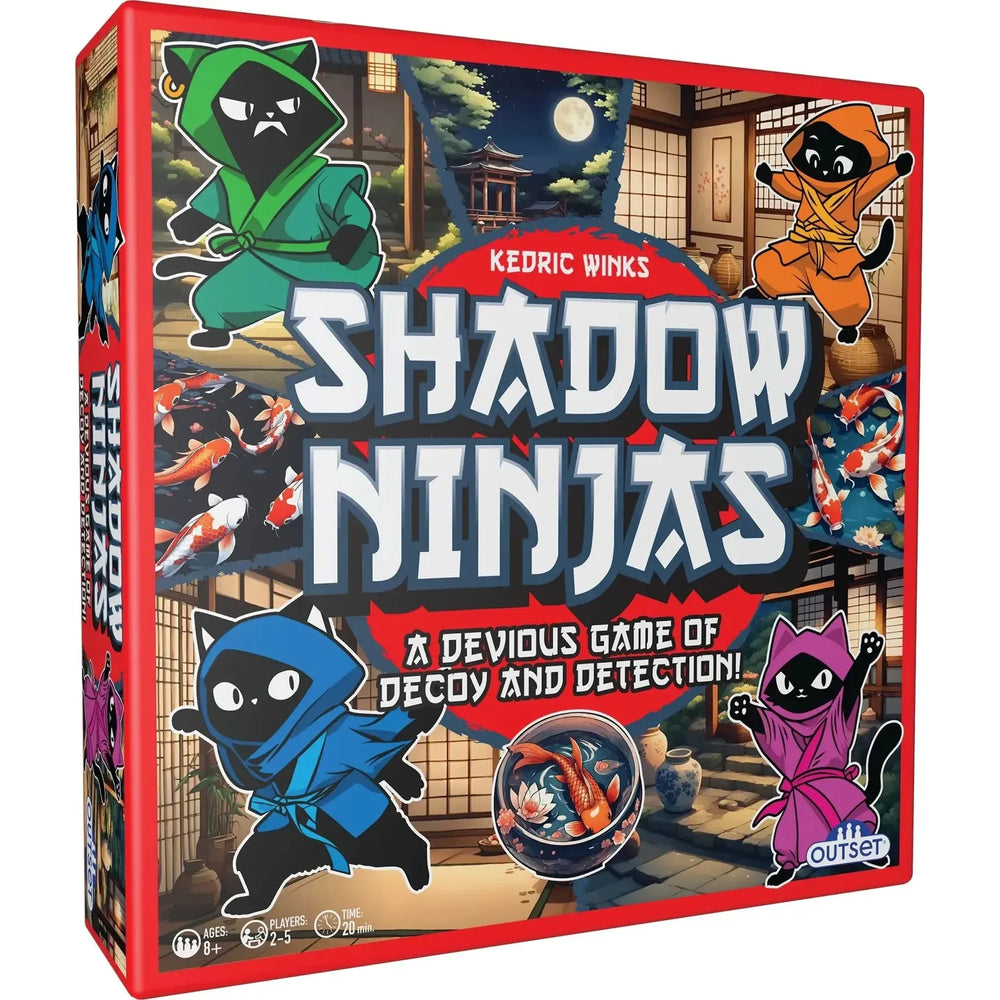 Shadow Ninjas - A Devious Game of Decoy & Deception - Outset (ONLINE ORDER ONLY)