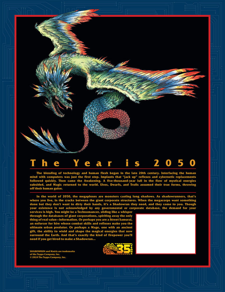 Shadowrun First Edition: Anniversary Reproduction (ONLINE ORDER ONLY)