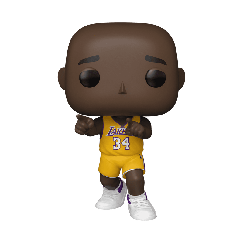Shaquille O'Neal Shaq #208 2000 WCF Celebration Facsimile Signed Reprint Laser Autographed Funko POP! Basketball NBA: Los Angeles Lakers Figurine with Protector Case (ONLINE ORDER ONLY)