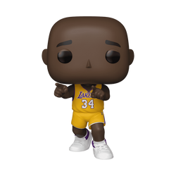 Shaquille O'Neal Shaq #208 2000 WCF Celebration Facsimile Signed Reprint Laser Autographed Funko POP! Basketball NBA: Los Angeles Lakers Figurine with Protector Case (ONLINE ORDER ONLY)