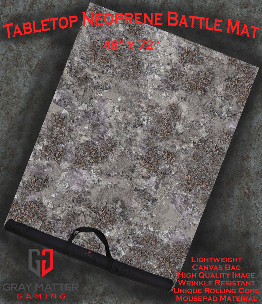 Shattered City - Neoprene Battle Mat with Bag