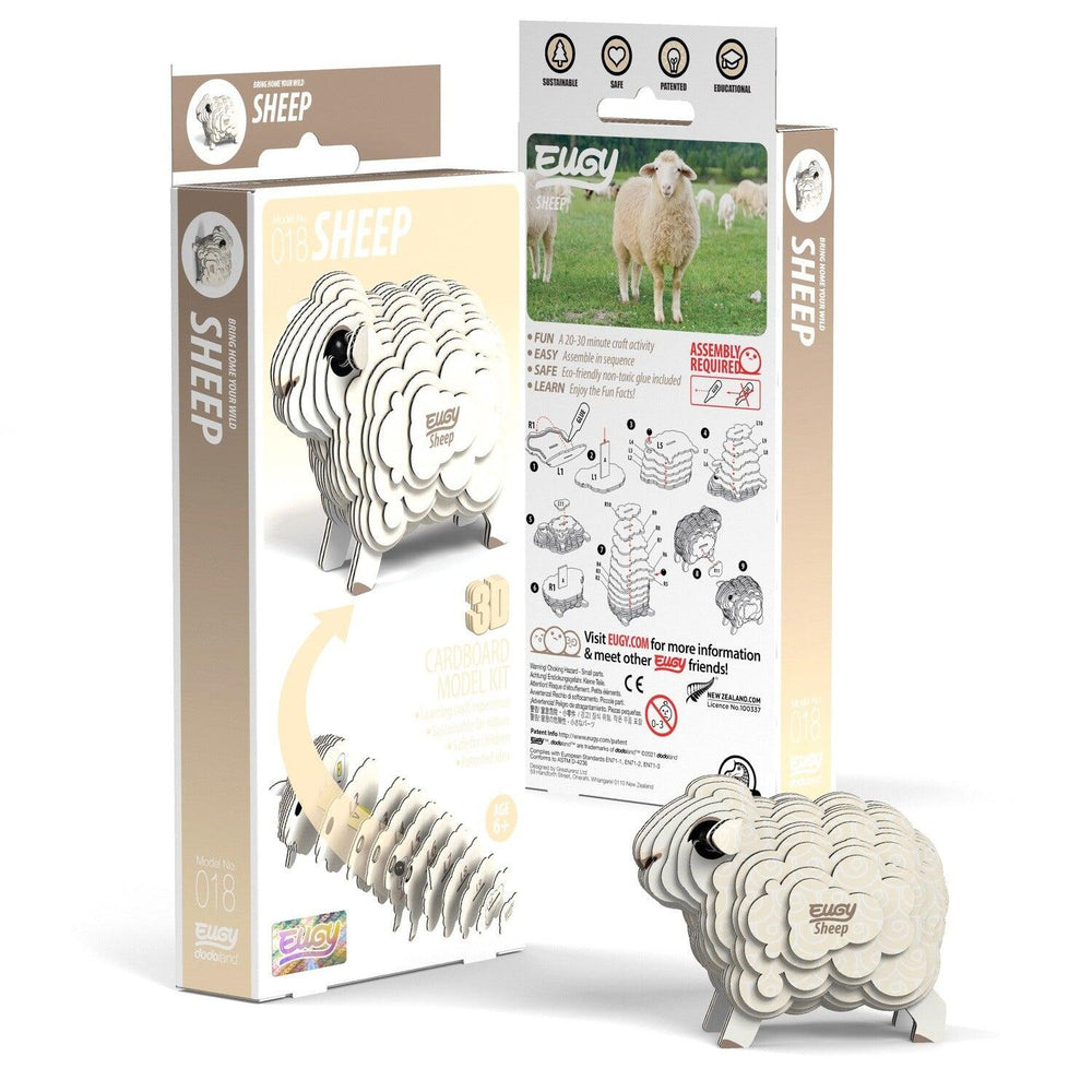 Sheep 3D Cardboard Model Kit Eugy (ONLINE ORDER ONLY)