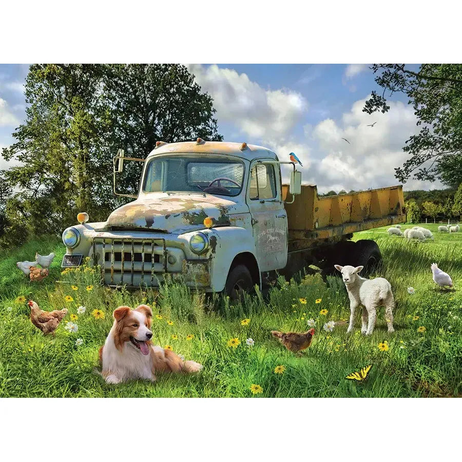 Sheep Field 1000 Piece Jigsaw Puzzle Cobble Hill (ONLINE ORDER ONLY)