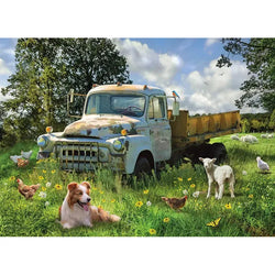 Sheep Field 1000 Piece Jigsaw Puzzle Cobble Hill (ONLINE ORDER ONLY)
