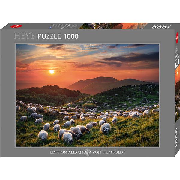 Sheep & Volcanoes 1000 Piece Jigsaw Puzzle Heye (ONLINE ORDER ONLY)