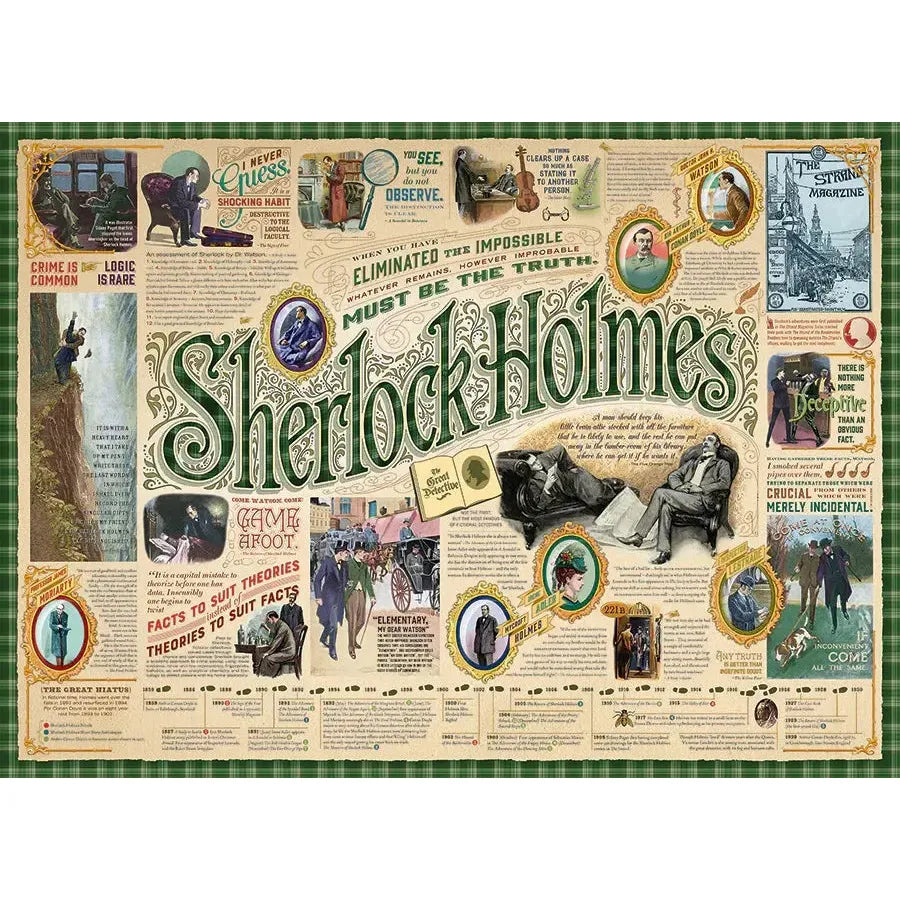 Sherlock Holmes 1000 Piece Jigsaw Puzzle Cobble Hill (ONLINE ORDER ONLY)