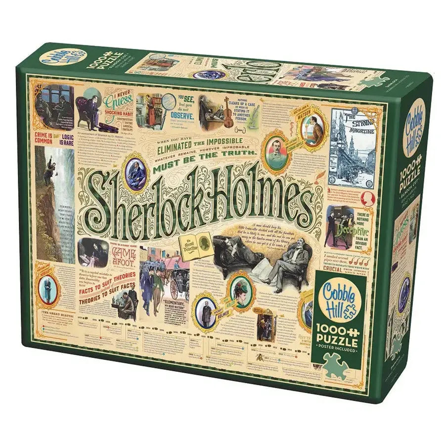 Sherlock Holmes 1000 Piece Jigsaw Puzzle Cobble Hill (ONLINE ORDER ONLY)