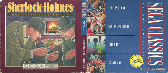 Sherlock Holmes and Sega Classics Double Game Set (Sega CD) (ONLINE ORDER ONLY)