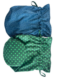 Medium Reversible Reusable Fabric Gift Bag | Stars and Snow (ONLINE ORDER ONLY)