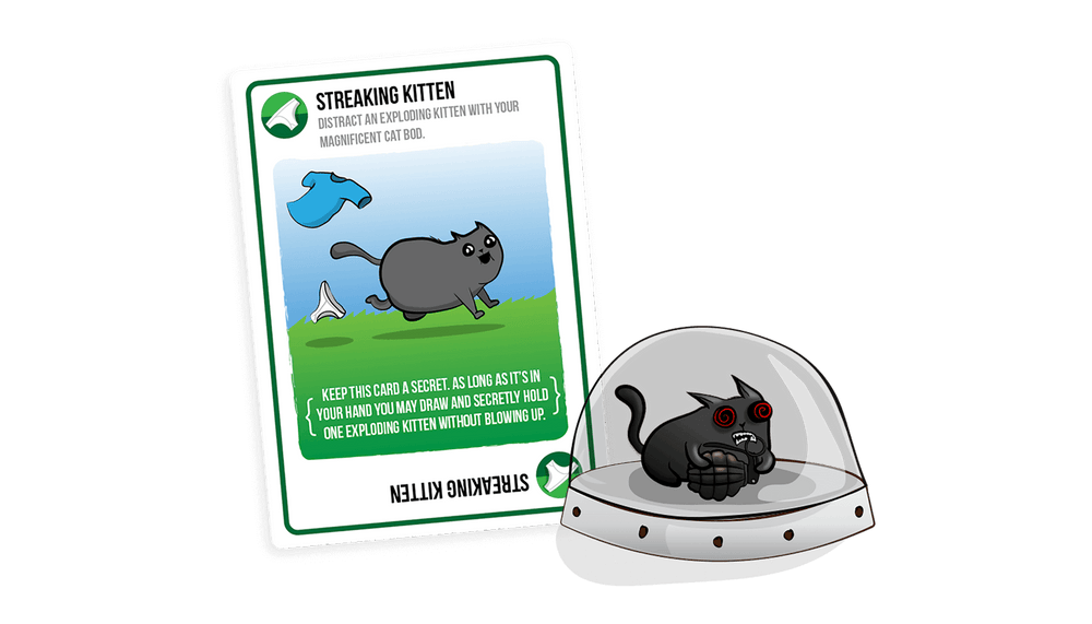 Exploding Kittens: Streaking Kittens Expansion (ONLINE ORDER ONLY)